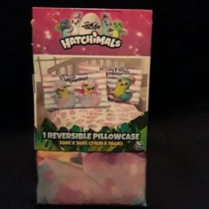 Hatchimals NWT Reversible Pillowcase